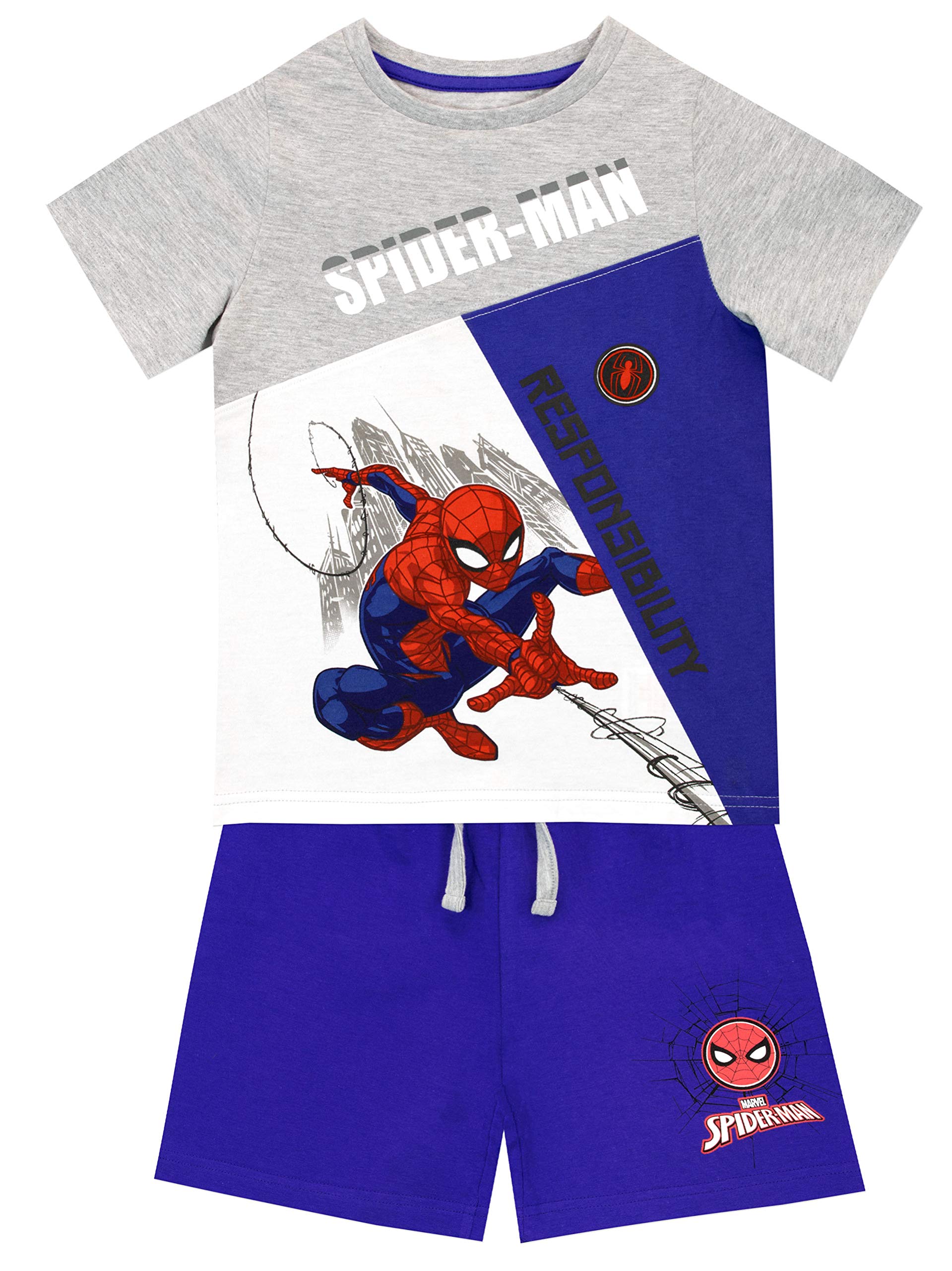 Marvel Boys Spiderman T-Shirt And Shorts Set